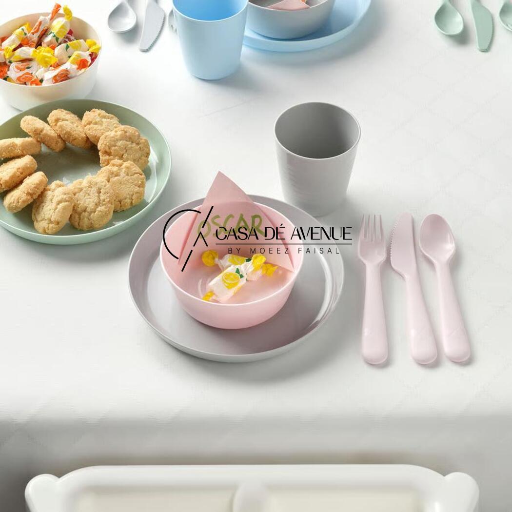 IKEA : KALAS NN : Multi Color Kids Dinnerware Bundle