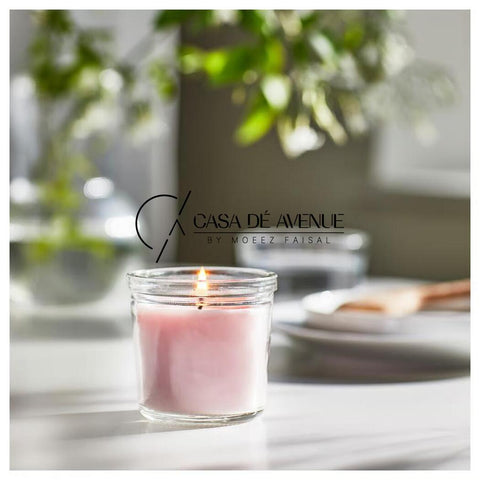 IKEA : LUGNARE : Scented Candle in Glass- Jasmine