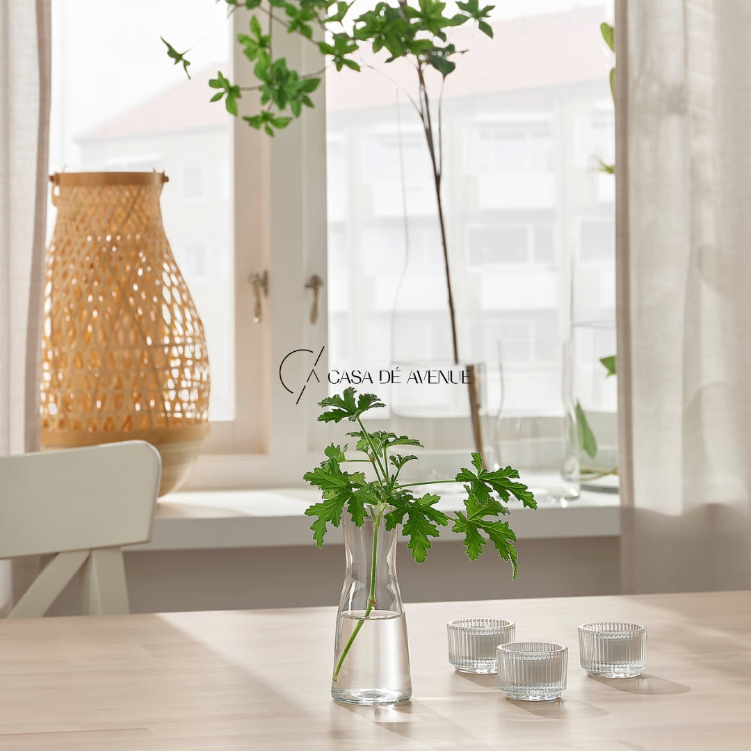 IKEA : TIDVATTEN : Vase - Clear Glass