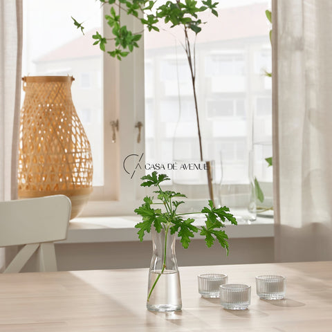 IKEA : TIDVATTEN : Vase - Clear Glass
